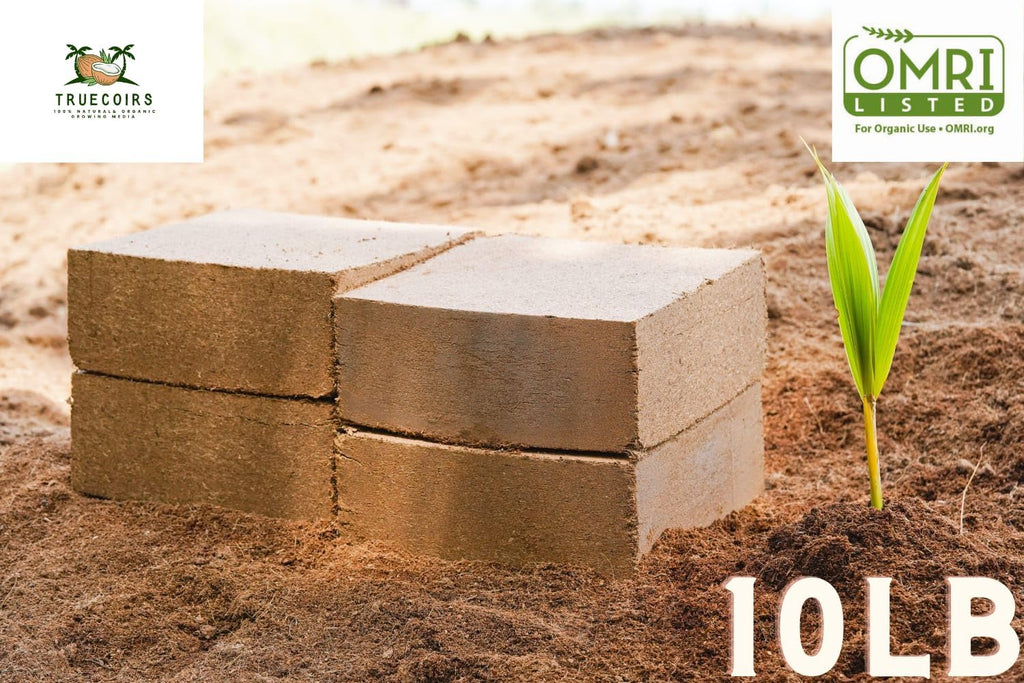 10 LB Organic Coco Coir Compressed Natural Brick R3270