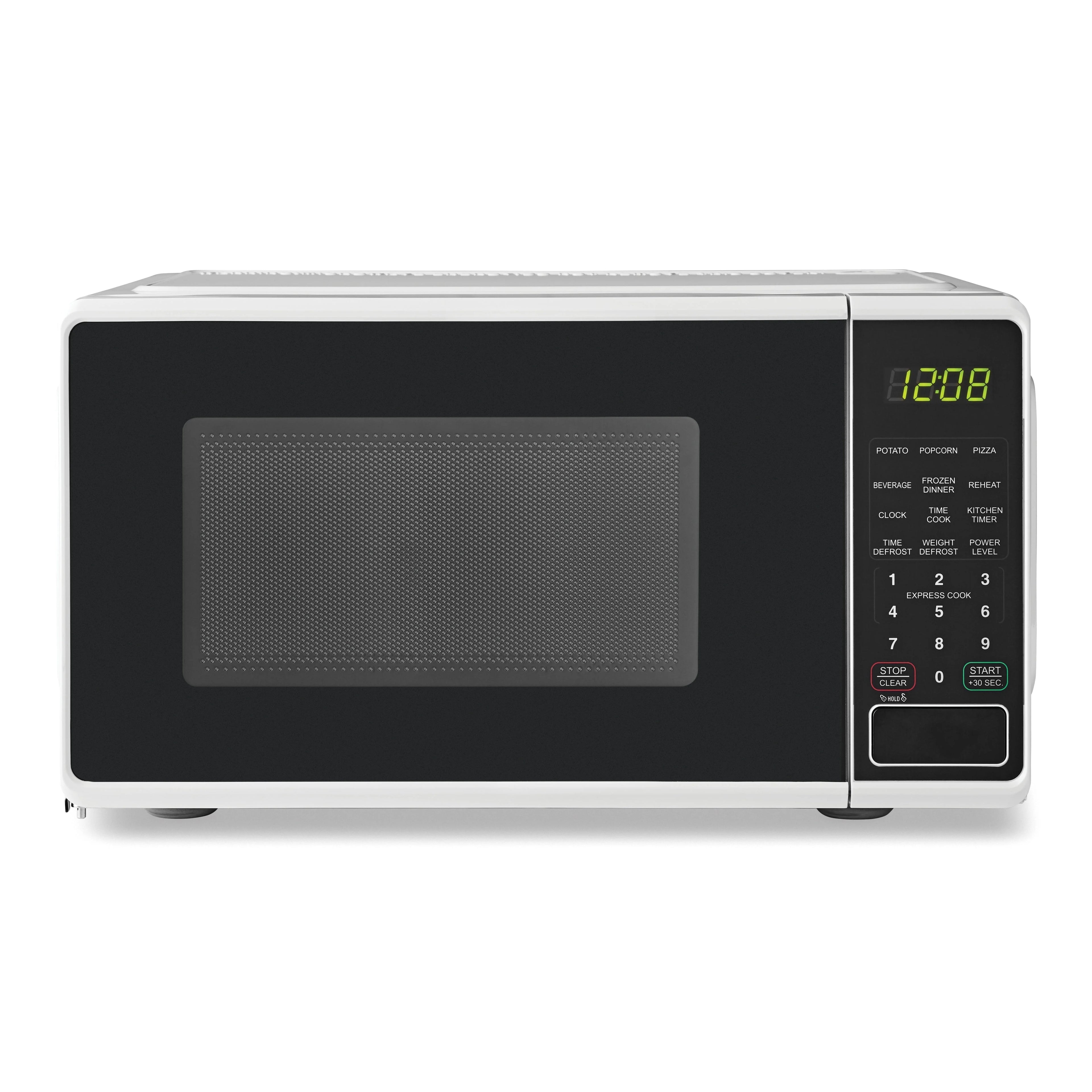 Compact Countertop Microwave and Mini Fridge Bundle M98511