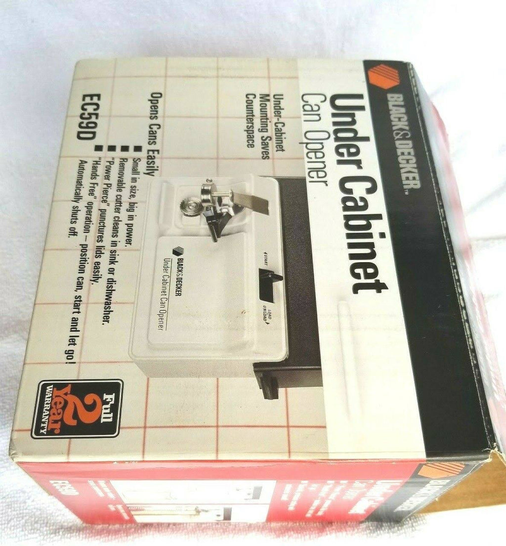 Black Electric Can Opener D551178