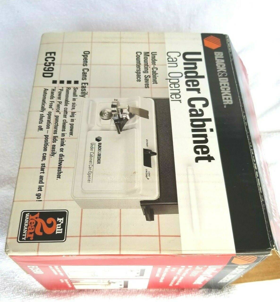Black Electric Can Opener D551178