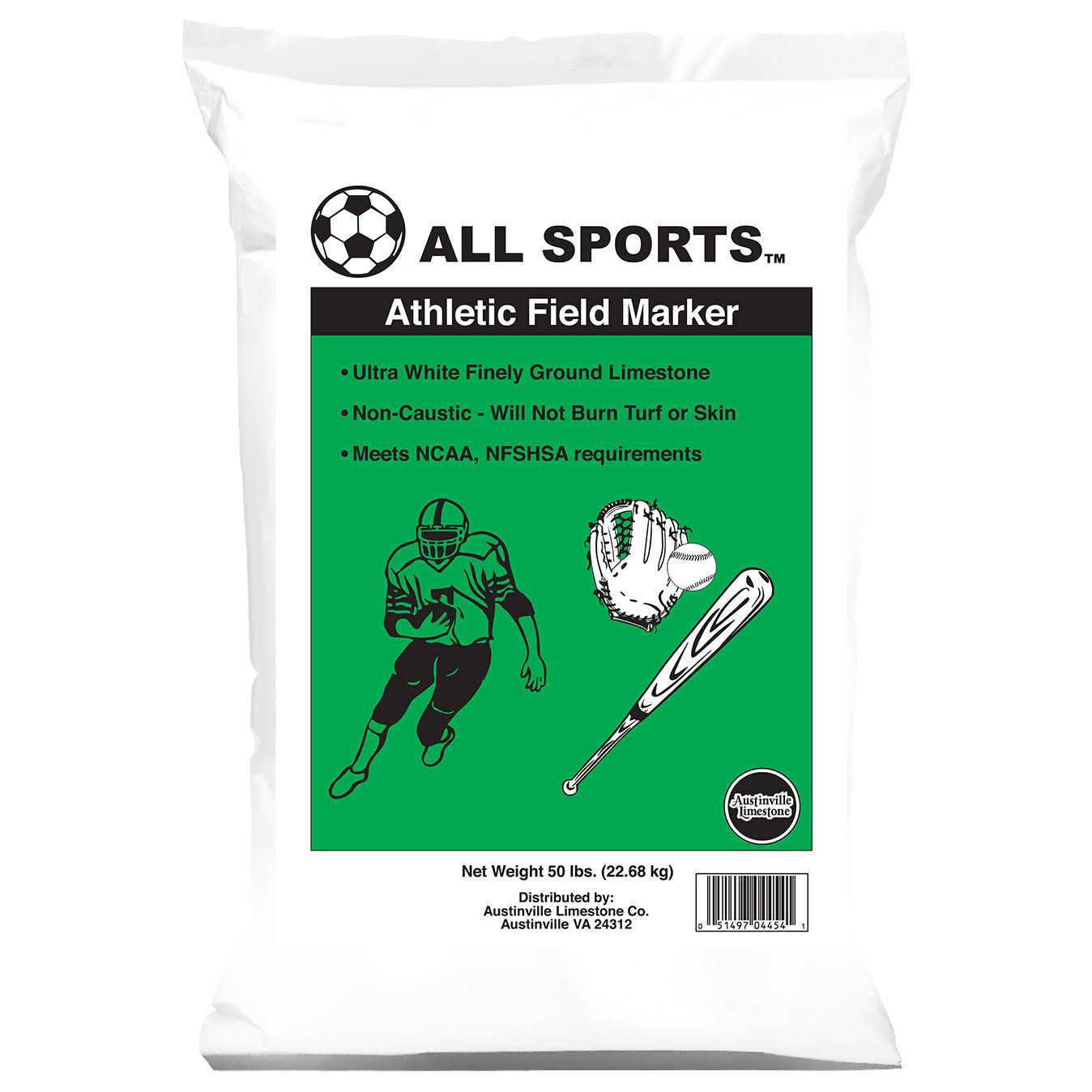 White Athletic Field Marker 50 lb C8981