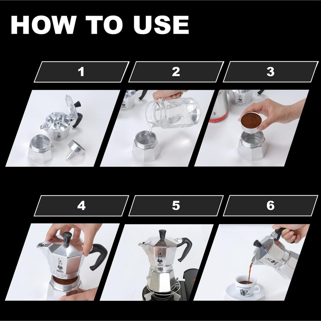 6 Cups Aluminum Moka Pot H98741