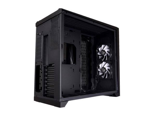 Black SECC Tempered Glass ATX Mid Tower Computer Case Q10281