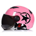 Open Face Motorcycle Helmet with Visor S525806