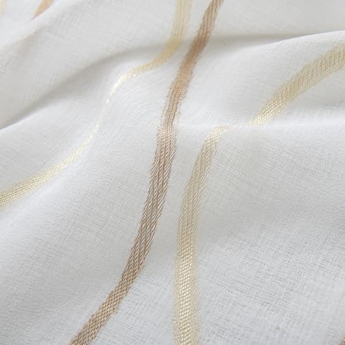 White W52 X L18 Inch Voile Curtain Valance F888978