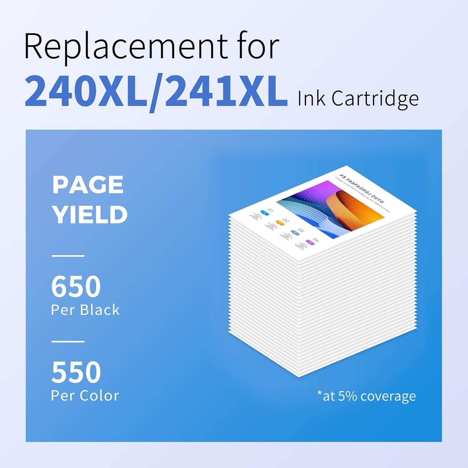 4-Pack Remanufactured Ink Cartridge (3 Black, 1 Tri-Color) E69321