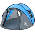 4 Person 9.5’X6.6’X52'' Waterproof Instant Tent Y364459