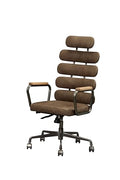 Retro Brown Top Grain Leather Office Chair U825501