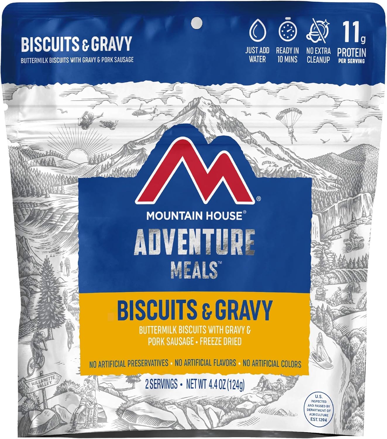 6-Pack Freeze Dried Biscuits & Gravy X724357