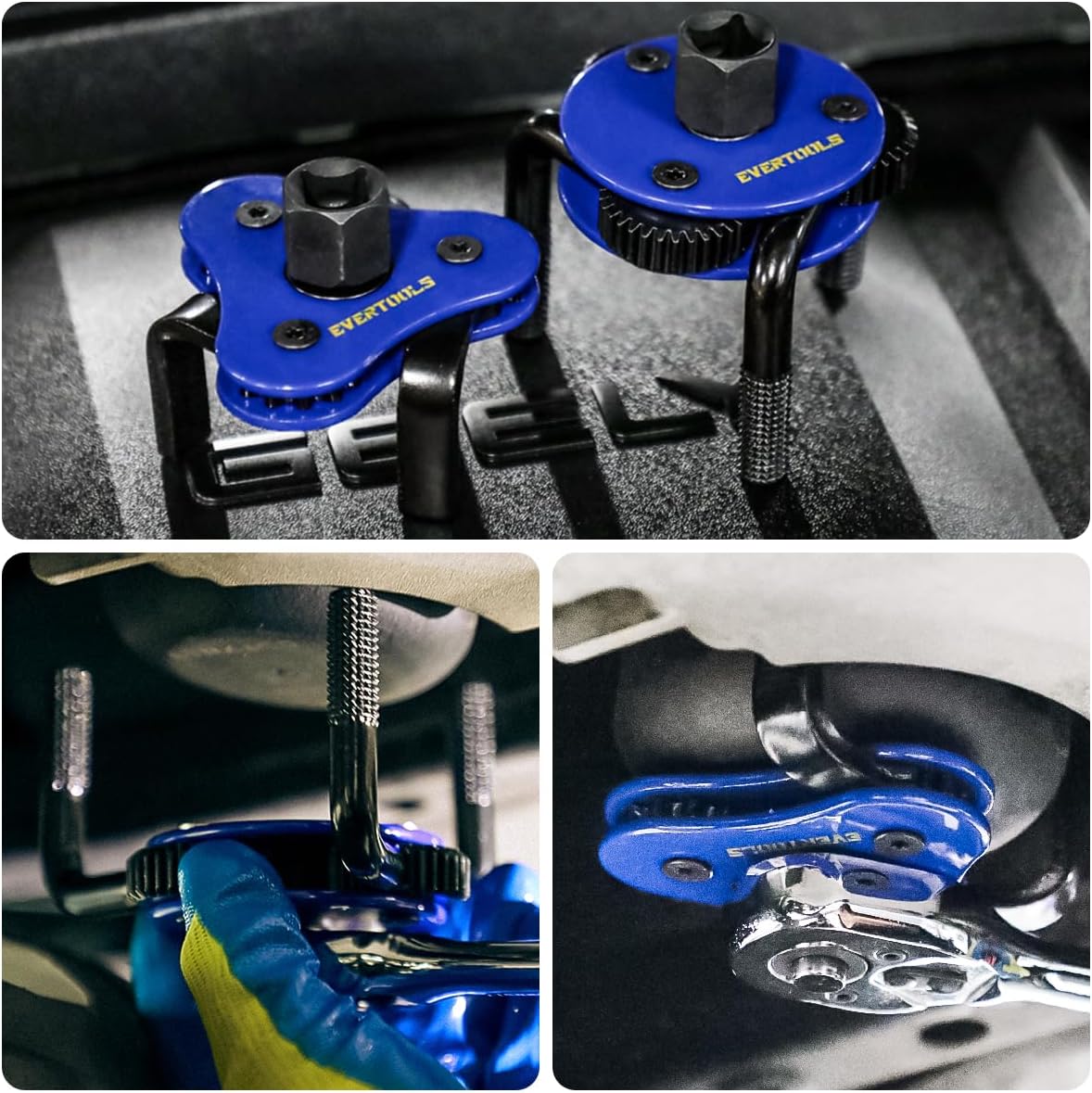 Adjustable Oil Filter Wrench with Gloves D578