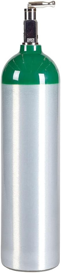 D Size 14.6 cf Medical Oxygen Cylinder with CGA870 Toggle Valve Y926