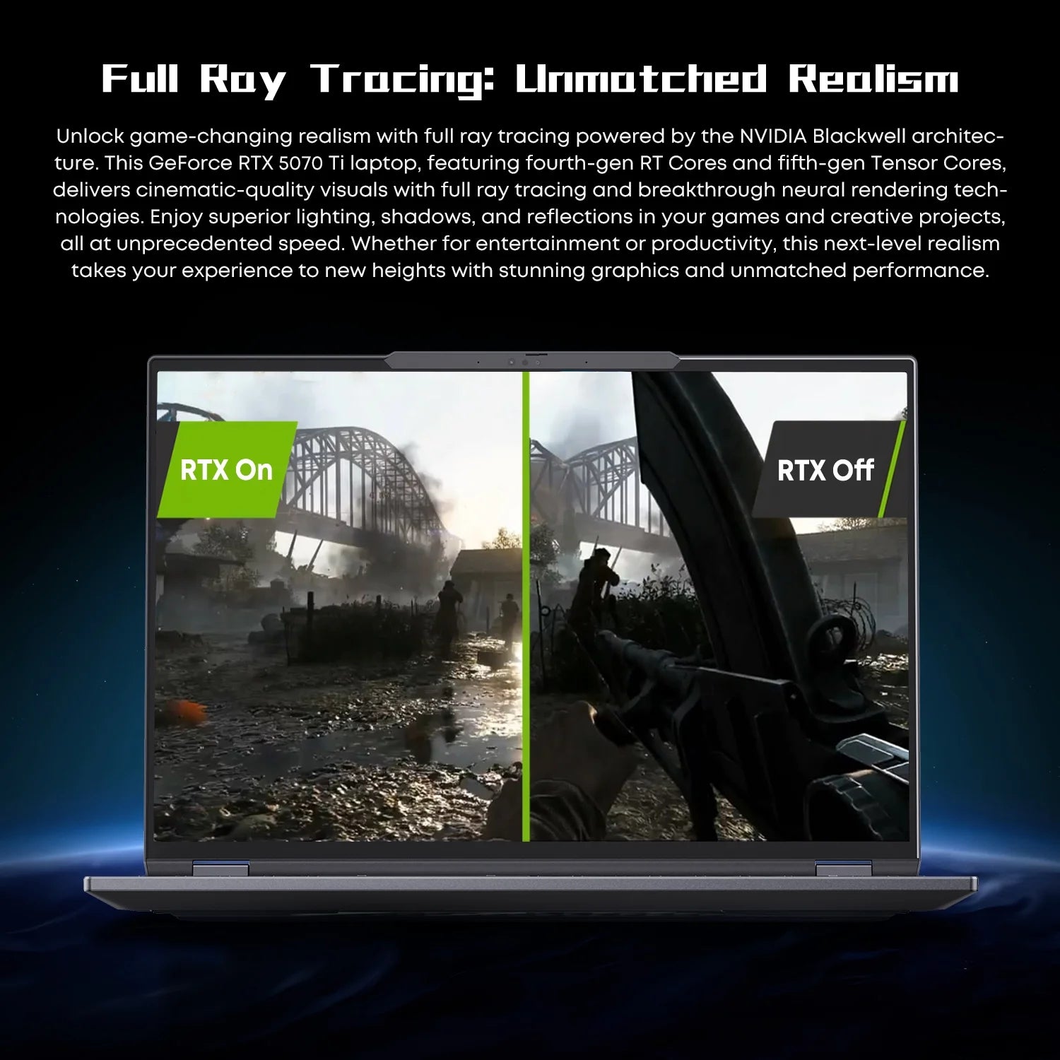 16" Gaming Laptop, AMD Ryzen 9 9955HX, RTX-5070Ti, 32GB DDR5, 1TB Gen4, Windows 11 Pro R321313