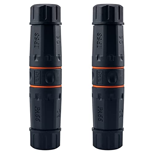 Waterproof CAT6 RJ45 Panel Mount Coupler IP68 Shielded Industrial Ethernet Connector 2PACK P23243