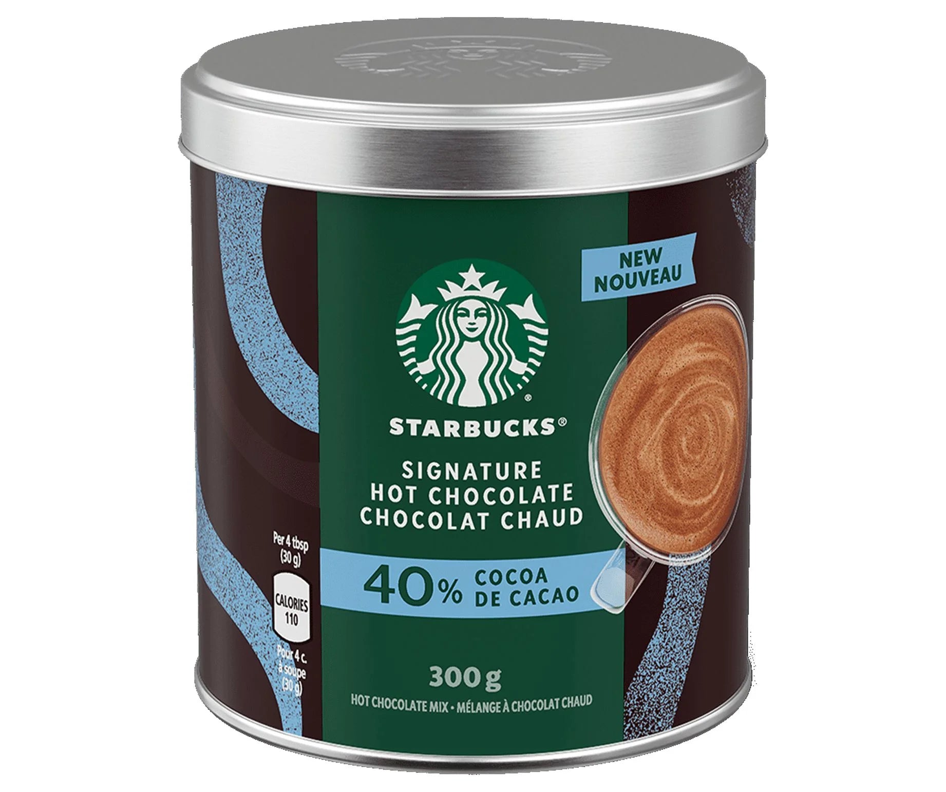 Hot Chocolate Mix, 40% Cocoa, 10.5 oz Can W34234
