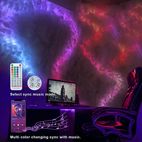 3D Cotton LED Cloud Night Light Z75159