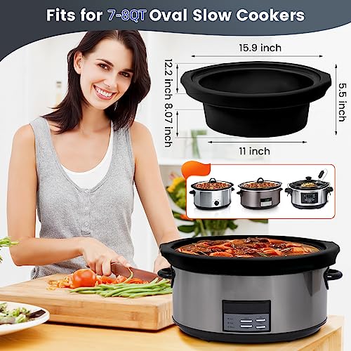 Reusable Silicone Slow Cooker Liner for 7-8 Quart U68885