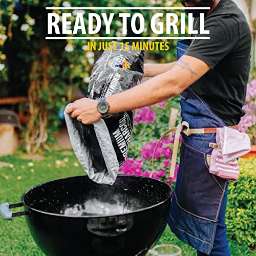 Premium Oak Lump Charcoal, 17.6 Pound Bag N834