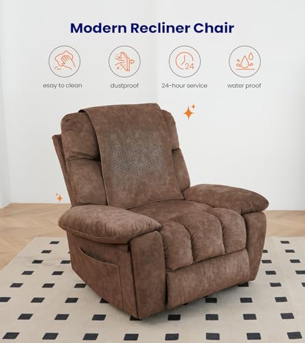 Grey Power Lift Recliner Chair with Massage and Cup Holders W34128