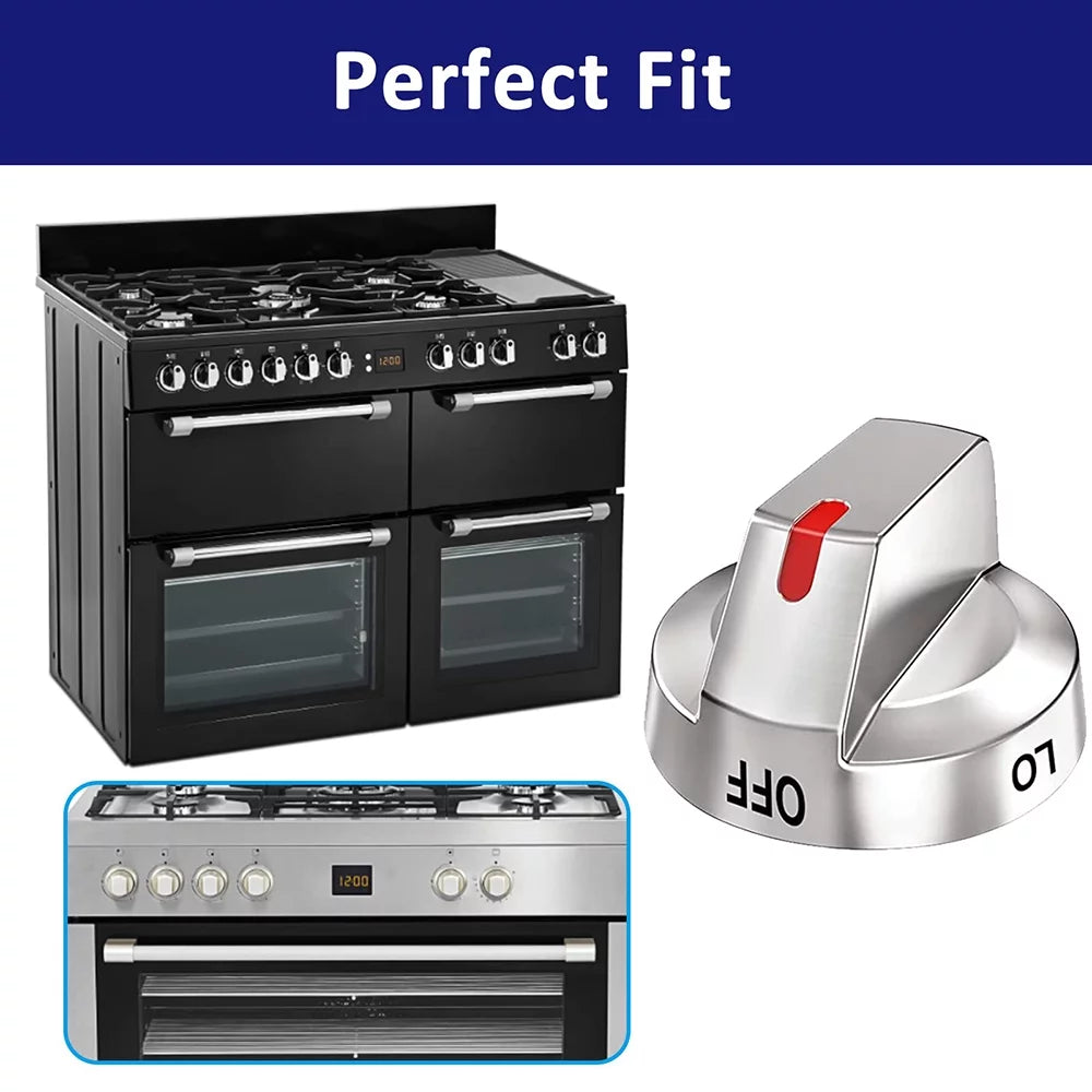 5 Pcs Burner Control Dial Knob for Stove R264826