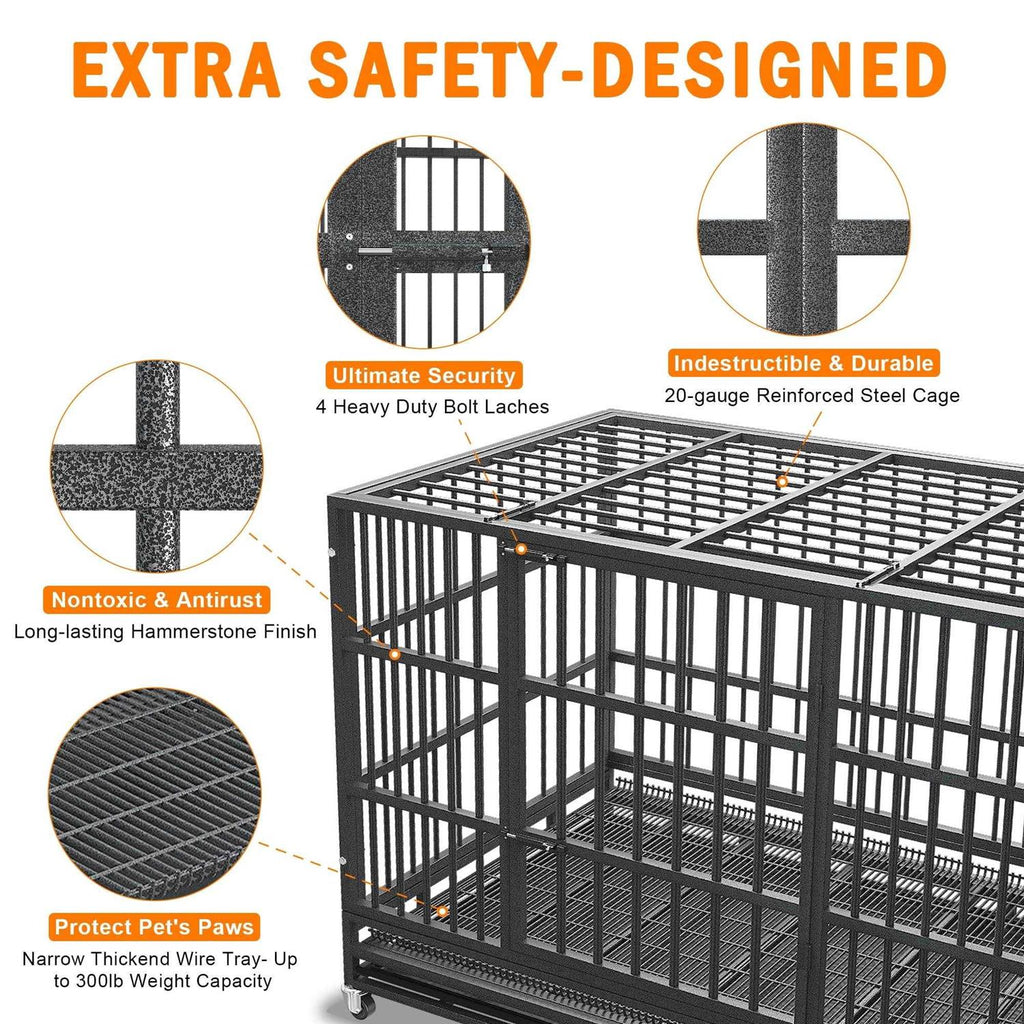 48 inch Heavy Duty Metal Dog Crate N945182