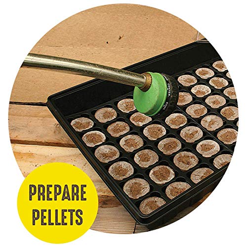 36 Cell 36mm Peat Pellets Seed Starting Tray Kit, 3 Pack G5206