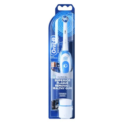 Blue and White Battery Powered Electric Toothbrush I9393