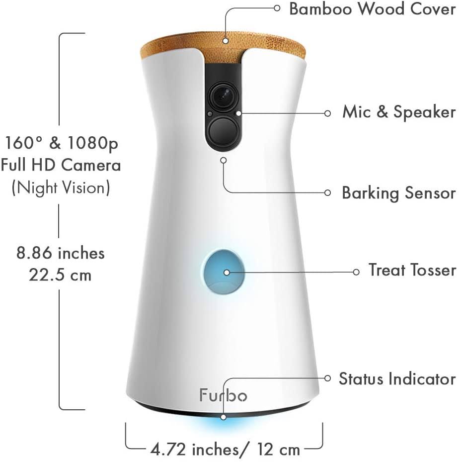 Full HD WiFi Pet Camera with 2-Way Audio V191284