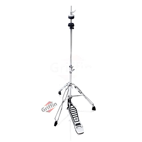 6 Piece Drum Hardware Pack with Snare, Hi-Hat, Cymbal Boom, Kick Pedal & Throne T183