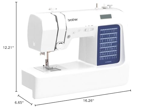 Computerized Sewing and Quilting Machine, 70 Built-in Stitches, White Y41760