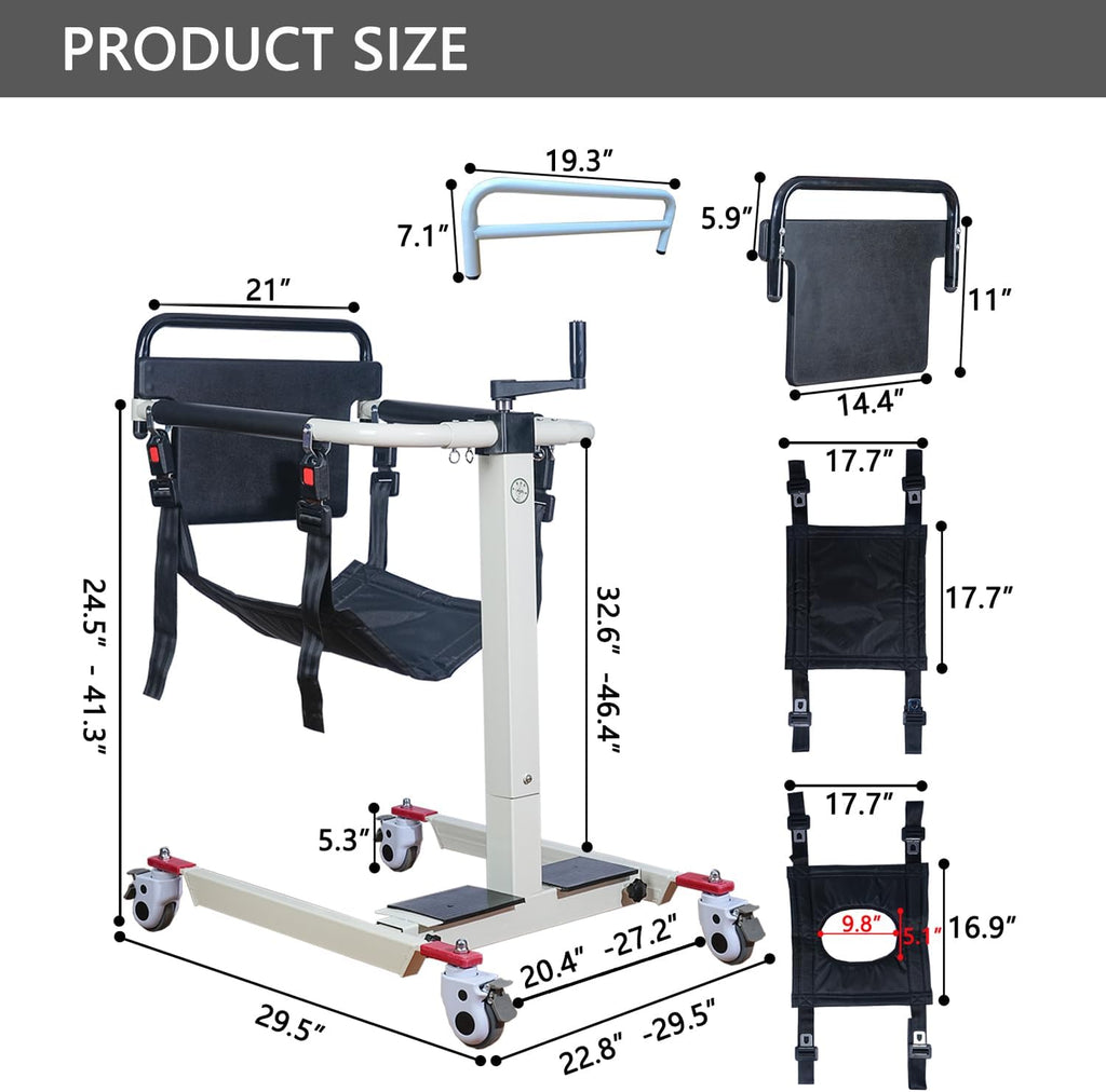 Patient Lift Transfer Chair S7382