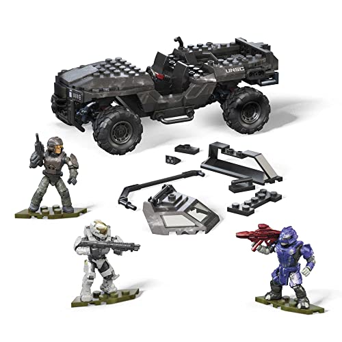 303 Piece UNSC Razorback Blitz Vehicle Building Toy Set with 4 Micro Action Figures F2360