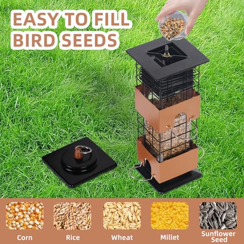 2.5LBS Metal Hanging Bird Feeder S904