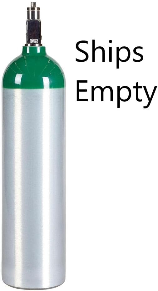 D Size 14.6 cf Medical Oxygen Cylinder with CGA870 Toggle Valve Y926