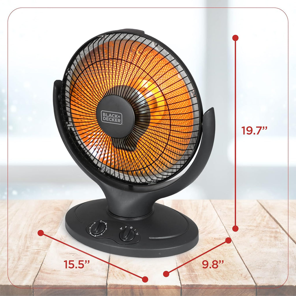 Portable Oscillating Space Heater with Timer O3364