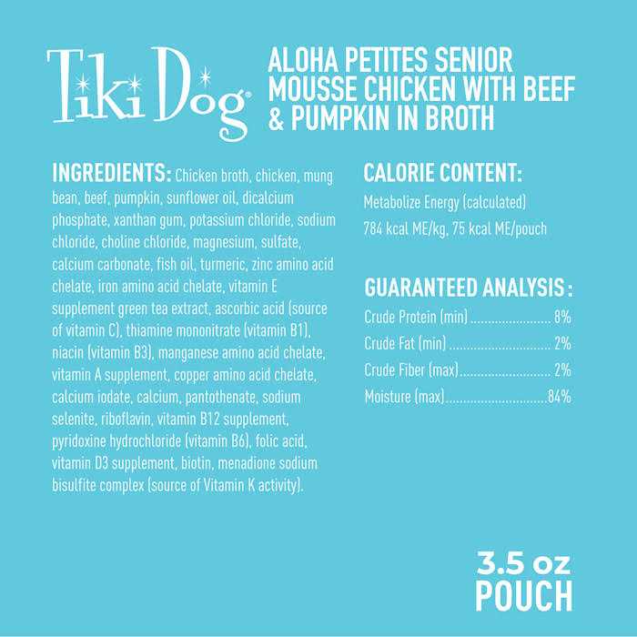 Grain-Free Mousse Senior Dog Food O179