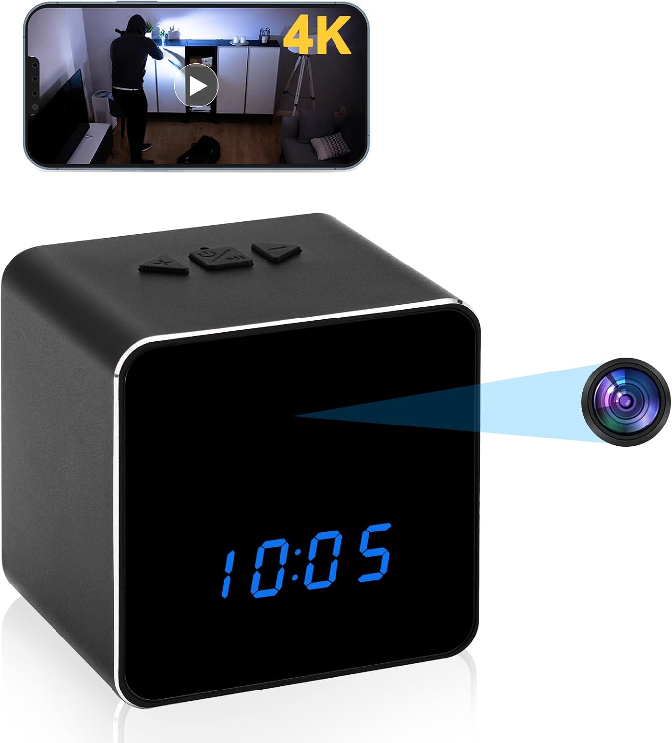 256G Spy Camera Bluetooth Speaker with Night Vision M9874