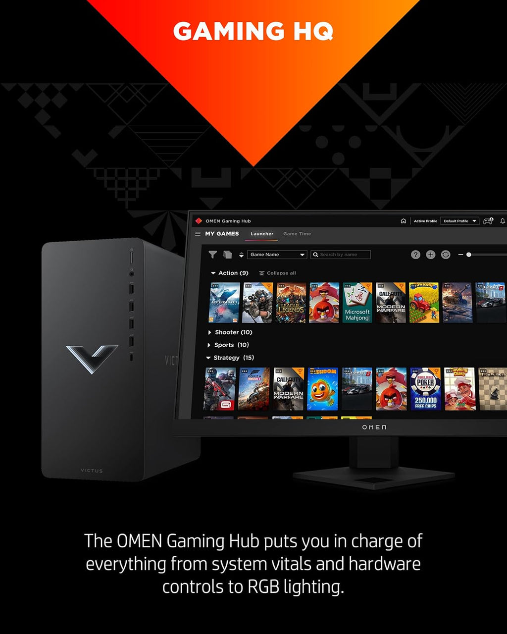 AMD Ryzen 5 5600G 32GB SDRAM 1TB SSD + 1TB HDD Gaming Desktop PC W22770
