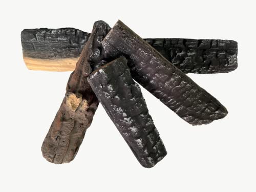 4pcs Ceramic Gas Fireplace Logs V4127