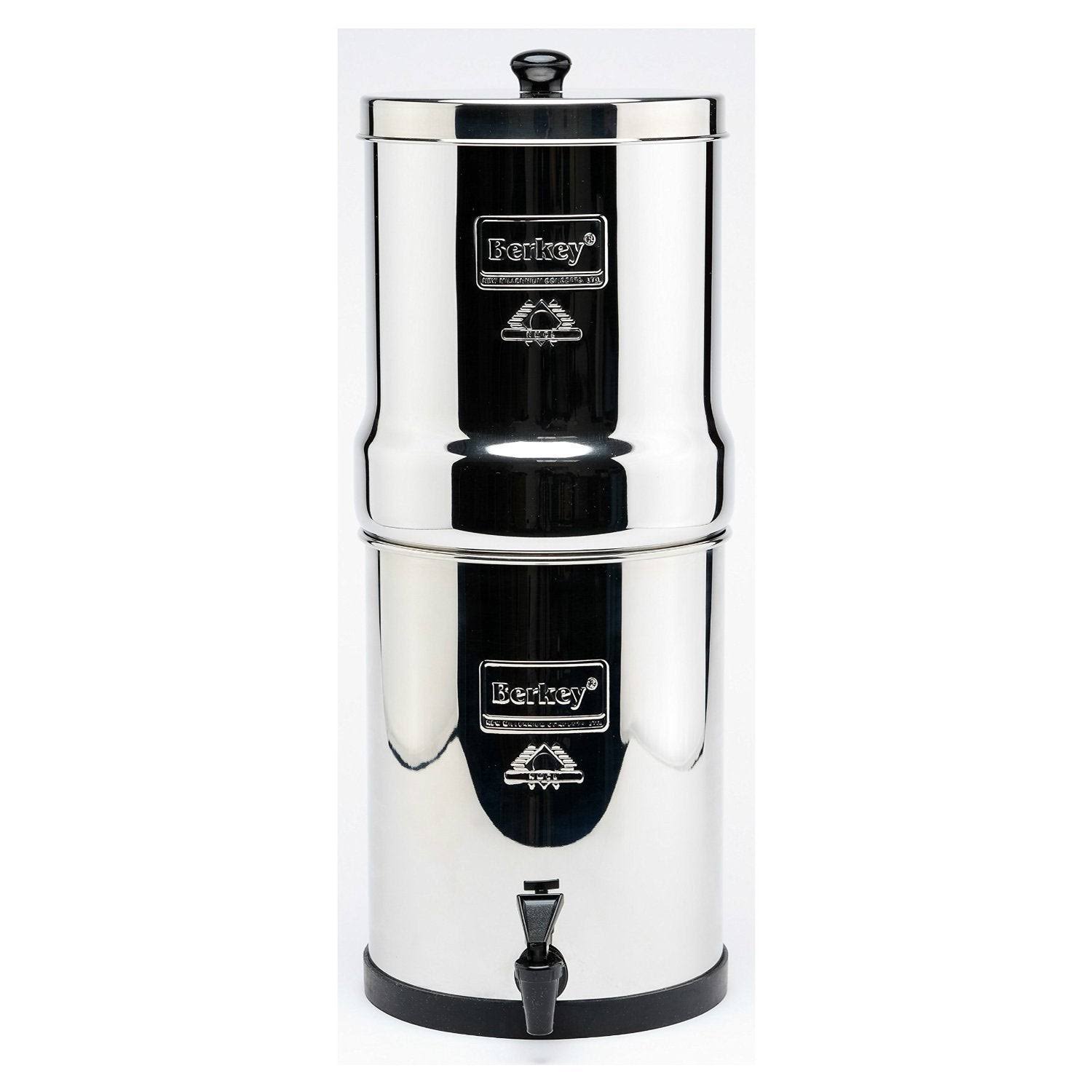 Countertop Water Filter System with Black Elements and 2 Fluoride Filters L13361