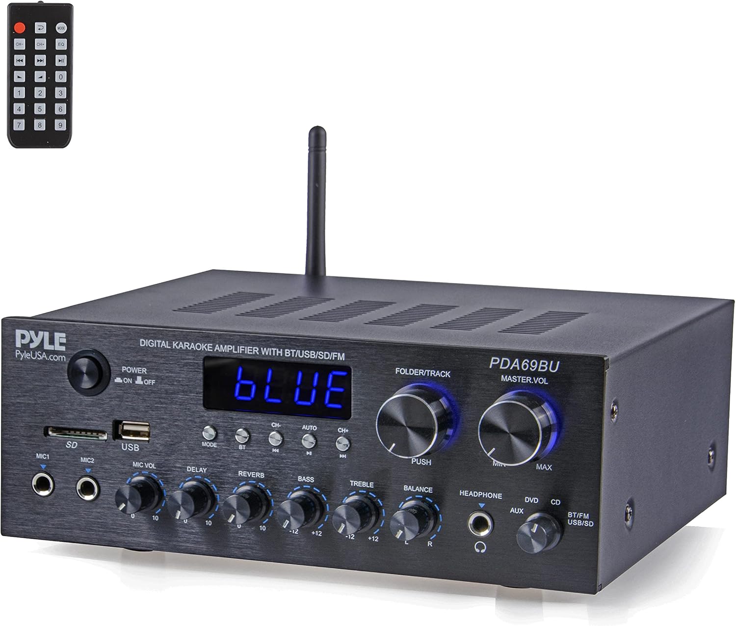Bluetooth Stereo Amplifier 300W Dual Channel Pack of 2 E111443