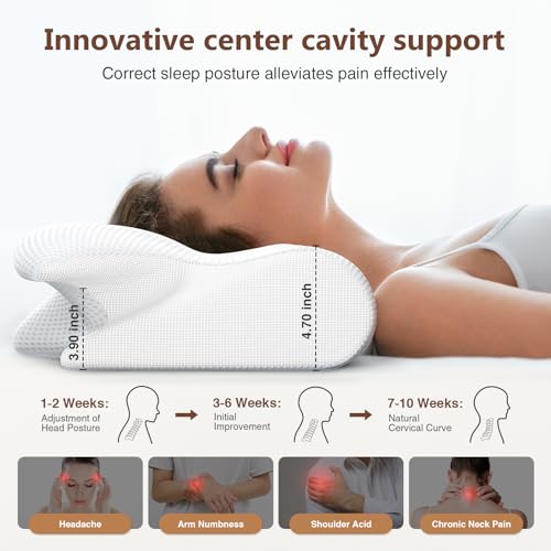 Adjustable Memory Foam Cervical Neck Pillow X85151