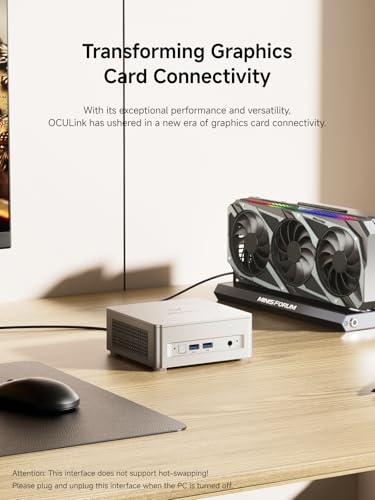 Mini PC AMD Ryzen 7 8845HS 32GB DDR5 1TB PCIe4.0 SSD Radeon 780M Graphics U950980