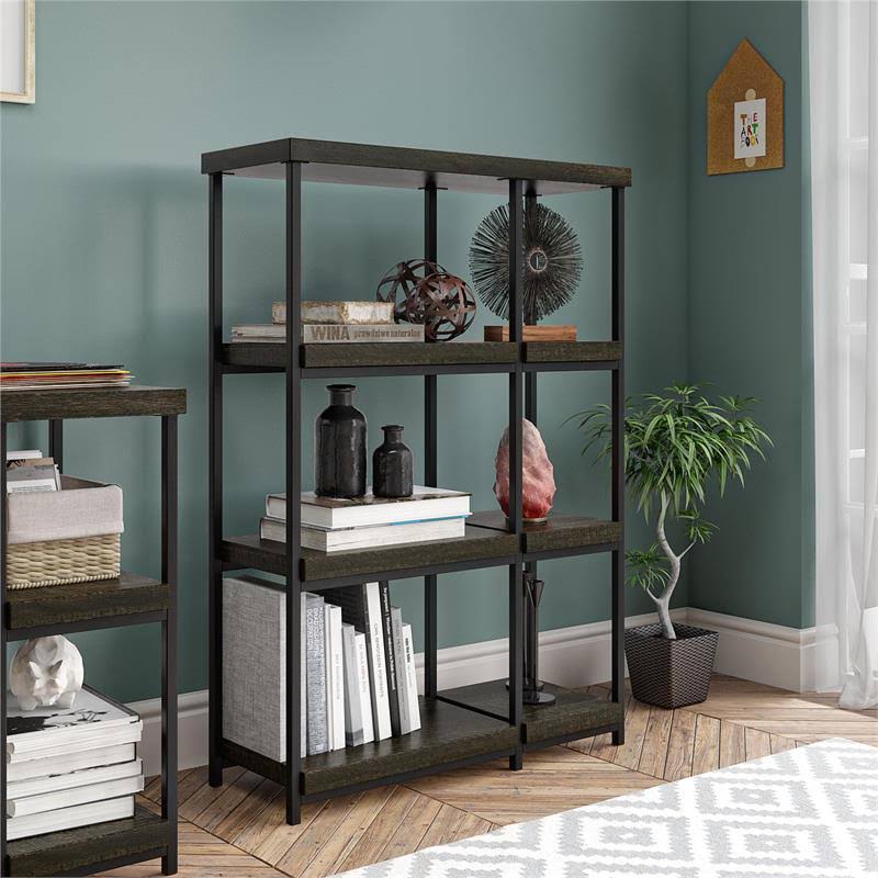 Brown Oak Bookcase L9276
