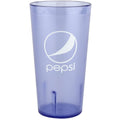 32 oz. Blue Plastic Tall Pebbled Tumbler R97676