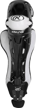 Black/White Baseball Catcher Leg Guards T9404