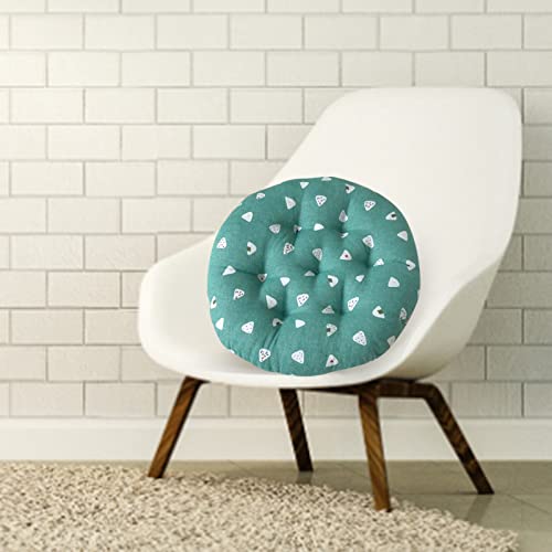 16 Inch Tufted Memory Foam Round Chair Cushions V7166