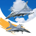 64mm EDF Jet Remote Control Airplane Battlefield Gray PNP G96493