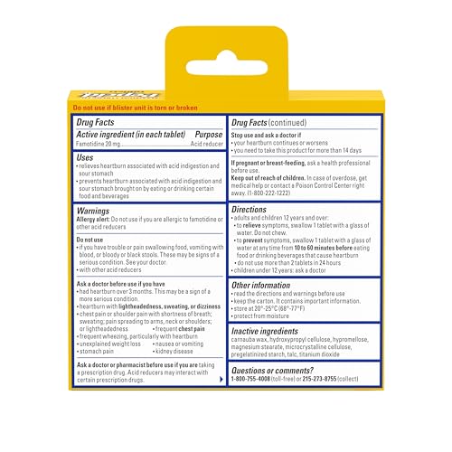 20 mg Famotidine 8 Ct F683