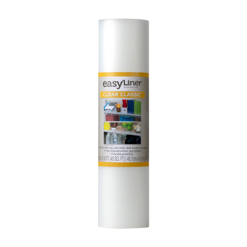 Clear Shelf Liner, 18 in. x 30 ft. Roll O9372