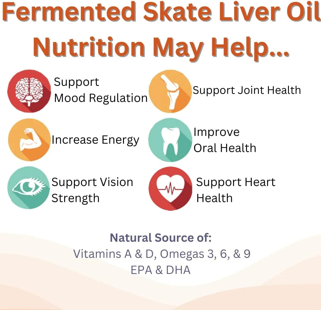 Fermented Skate Liver Oil 120 Caps D1235